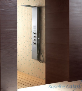 Dubai s termostatickou batériou hydromasážny, hliníkový sprchový panel