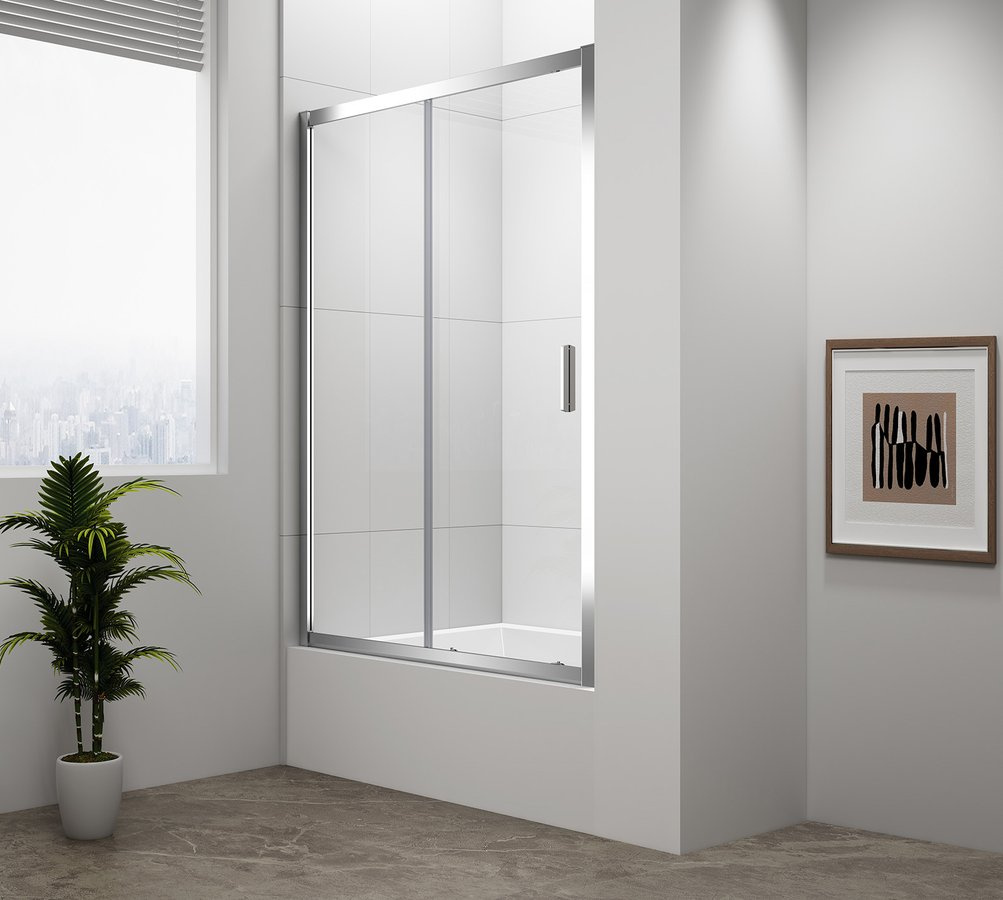 DEEP sprchové dvere 1500x1650mm, číre sklo