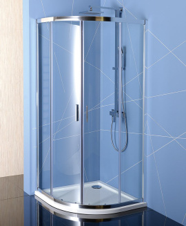 EASY štvrťkruhová sprchová zástena 900x900mm, L/R, čire sklo