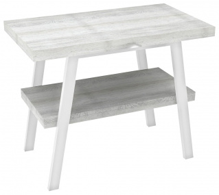 TWIGA umývadlový stolík 100x72x50 cm, biela matná/dub starobiely