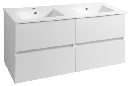 PANEDA umývadlová skrinka 119x55x45,2cm, biela