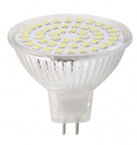 LED bodová žiarovka 3,7W, MR16, 12V, studená biela, 340lm
