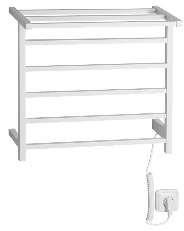 ELZOR elektrický sušiak uterákov 500x470 mm, 60 W, biela mat