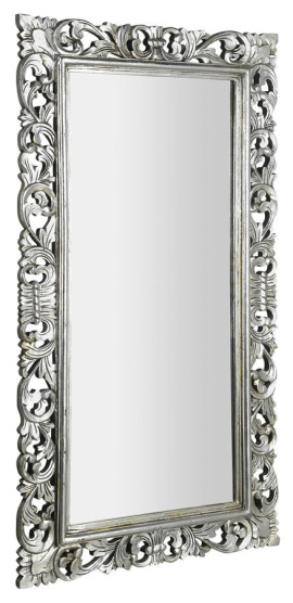 SCULE zrkadlo v ráme, 80x150cm, strieborná