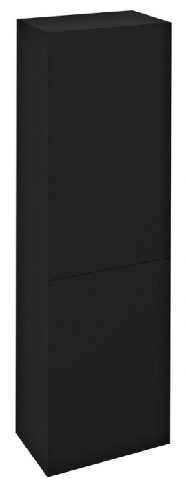 ESPACE skrinka 50x172x32cm, 2x dvierka, ľavá/pravá, čierna matná