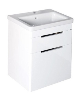 ELLA umývadlová skrinka 46,5x65x38,5cm, 2x zásuvka,biela (70052)