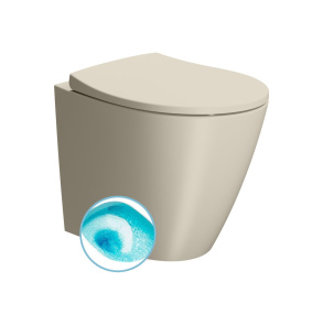 MODO WC misa stojaca, Swirlflush, 37x52cm, spodný/zadný odpad, creta dual-mat
