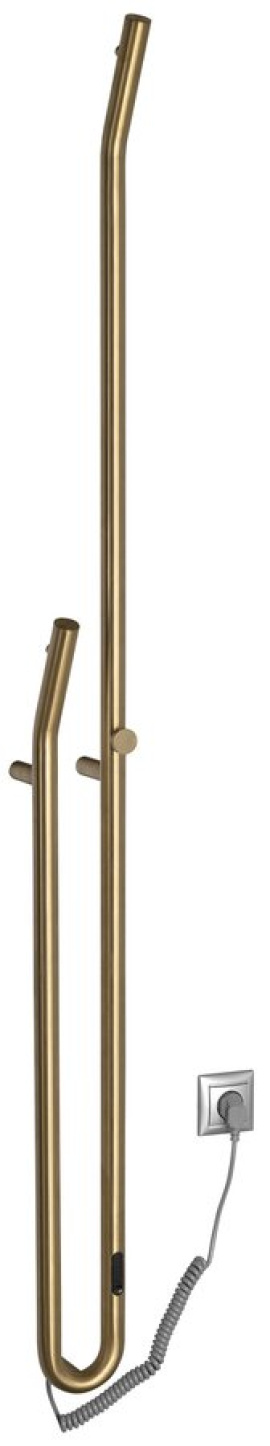 DUOPASSO elektrický sušiak uterákov s časovačem, 122x1700mm, 45 W, zlato mat
