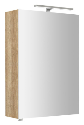 RIWA galérka s LED osvetlením, 50x70x17cm, dub Alabama