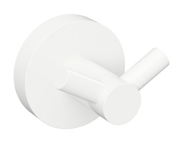 X-ROUND WHITE dvojháčik, biela mat