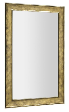 BERGARA zrkadlo v drevenom ráme 642x1042mm, zlatá