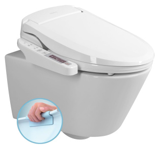 AVVA závesné WC s elektronickým bidetom BLOOMING EKO PLUS