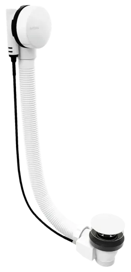 Vaňová súprava s bovdenom, dĺžka 600mm, zátka 72mm, biela