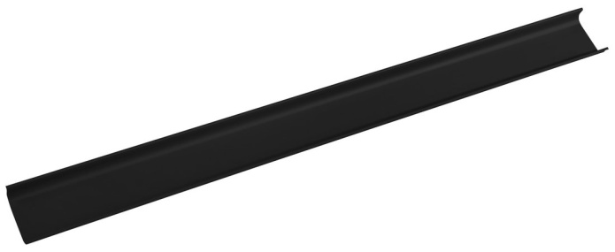 CHANEL dekoračná lišta "U" medzi zásuvky 1164x70x25mm, čierna mat