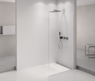ARCHITEX CHROM sprchová zástena 662 mm, číre sklo