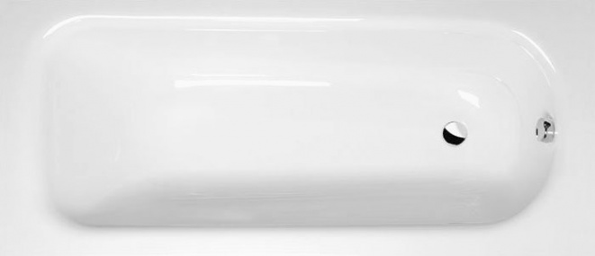 LAURA obdĺžniková vaňa 160x70x39cm, biela