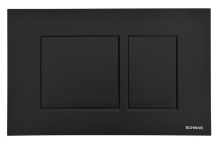 SCHWAB CERES ovládacie tlačidlo, 246x159 mm, čierna mat
