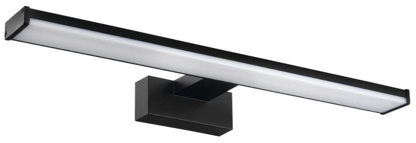 CHICAGO LED svietidlo, 400x120mm, 8W, 230V, IP44, plast, čierna mat