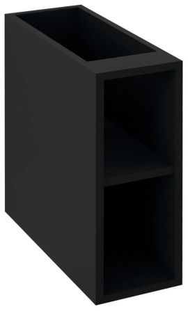 TREOS skrinka spodná policová 20x53x50,5cm, čierna matná