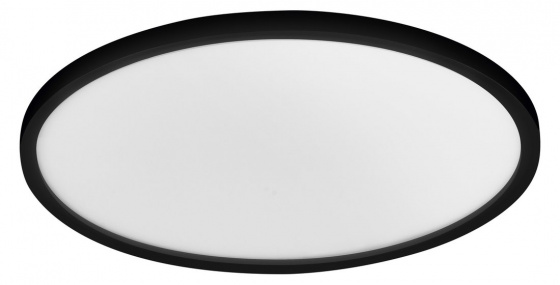 ORBIS DISC kúpeľňové stropné svietidlo IP44, priemer 500mm, WIFI stmievateľné + teplota farby, 4000lm, 32W, čierna