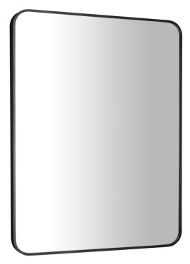 CONA zrkadlo v ráme, 60x80cm, čierna
