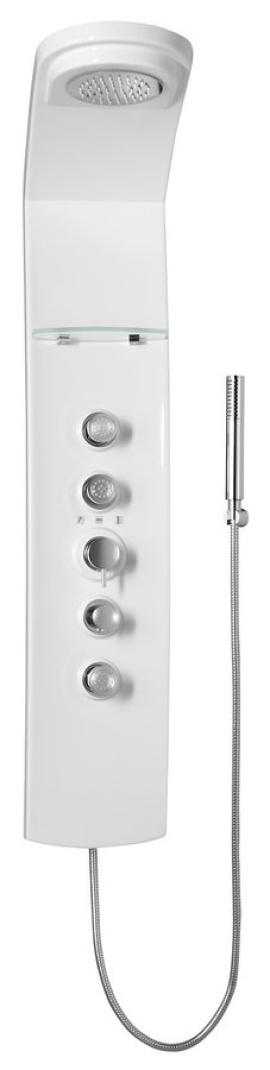 LUK sprchový panel s termostat. batériou 250x1300mm, rohový