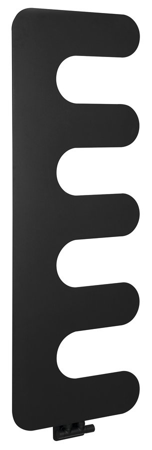 EVOLLA vykurovacie teleso 490x1390mm, čierna mat