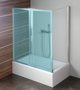 DEEP sprchová bočná stena 750x1650mm, číre sklo