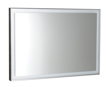 LUMINAR zrkadlo s LED osvetlením v ráme 900x500mm, mm, chróm