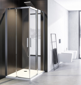 ZEUS R14 100x80cm sprchový kút obdĺžnikový s dvomi zásuvnými dverami