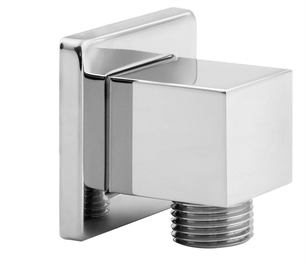 Vývod sprchy, hranatý, chróm