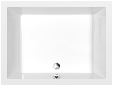 DEEP hlboká sprchová vanička s konštrukciou, obdĺžnik 120x90x26cm, biela