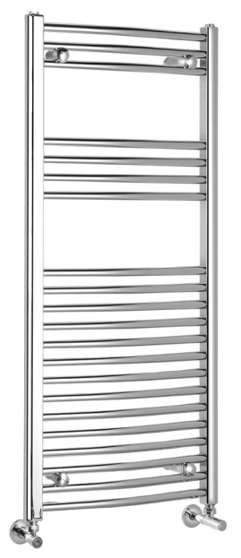 ALYA vykurovacie teleso oblé 500x1118 mm, chróm