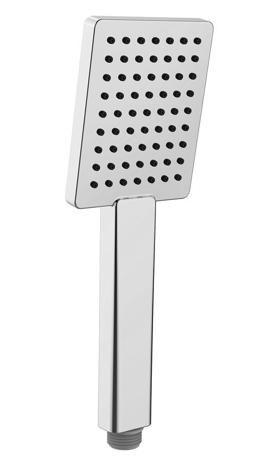 Ručná sprcha, 251mm, hranatá, ABS/chróm