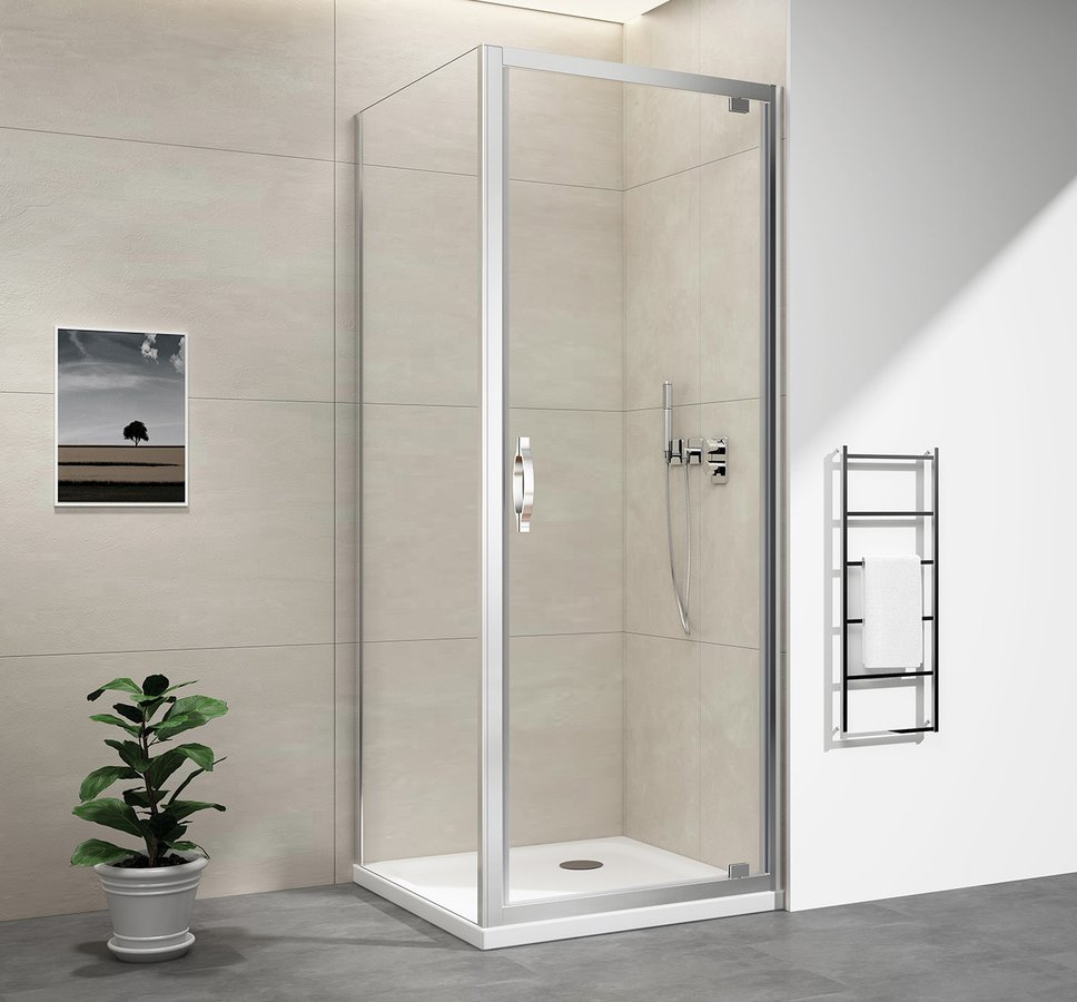 SIGMA SIMPLY obdĺžniková sprchová zástena pivot dvere 800x1000mm L/P varianta, číre sklo