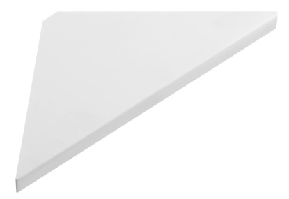 ABELINE rohová polica Rockstone 200x200mm, biela mat