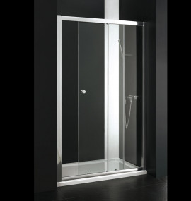 Master B2 125, sprchová čelná stena so zásuvnými dverami