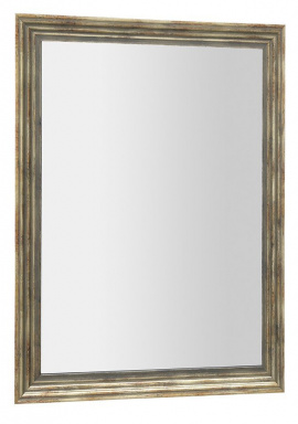 DEGAS zrkadlo v drevenom ráme 716x916mm, čierna/starobronz