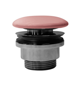 GSI umývadlová výpust 5/4", neuzatvárateľná, keramická krytka, 5-65mm, blush mat