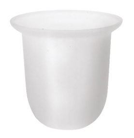 Náhradná miska na pre WC kefu X-ROUND/Trend-i/X-STEEL, XS301, mliečne sklo