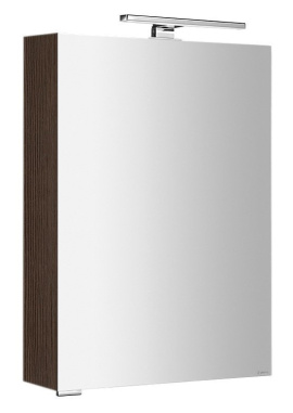 MIRRÓ galérka s LED osvetlením, 50x70x16cm, ľavá/pravá, borovica rustik