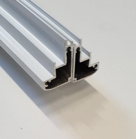 G70 hliníkový profil pohyblivého skla horizontálny, 2 ks