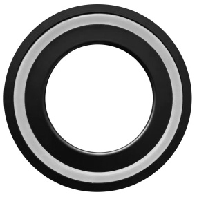Kovová podložka medzi umývadlom a doskou, výška 10mm, čierna mat