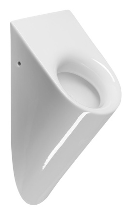 PURA urinál so zakrytým prívodom vody, 25x61 cm, biela ExtraGlaze