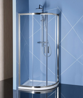 EASY štvrťkruhová sprchová zástena 1200x900mm, L/R, číre sklo