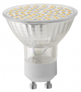 LED bodová žiarovka 6W, 230V, GU10, teplá biela, 410lm