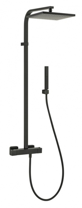 DIMY sprchový stĺp s termostatickou batériou, čierný