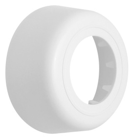 Rozeta 85/40mm, výška 33mm, ABS/biela