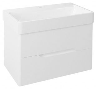 MEDIENA umývadlová skrinka 77x50,5x49cm, biela matná/biela matná