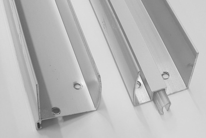G70 hliníkový profil pevného skla + profil na magnet